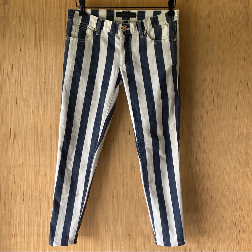 ❌SOLD❌Juicy Couture striped skinny jeans